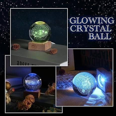 GalaxyGlow 3D Crystal Ball